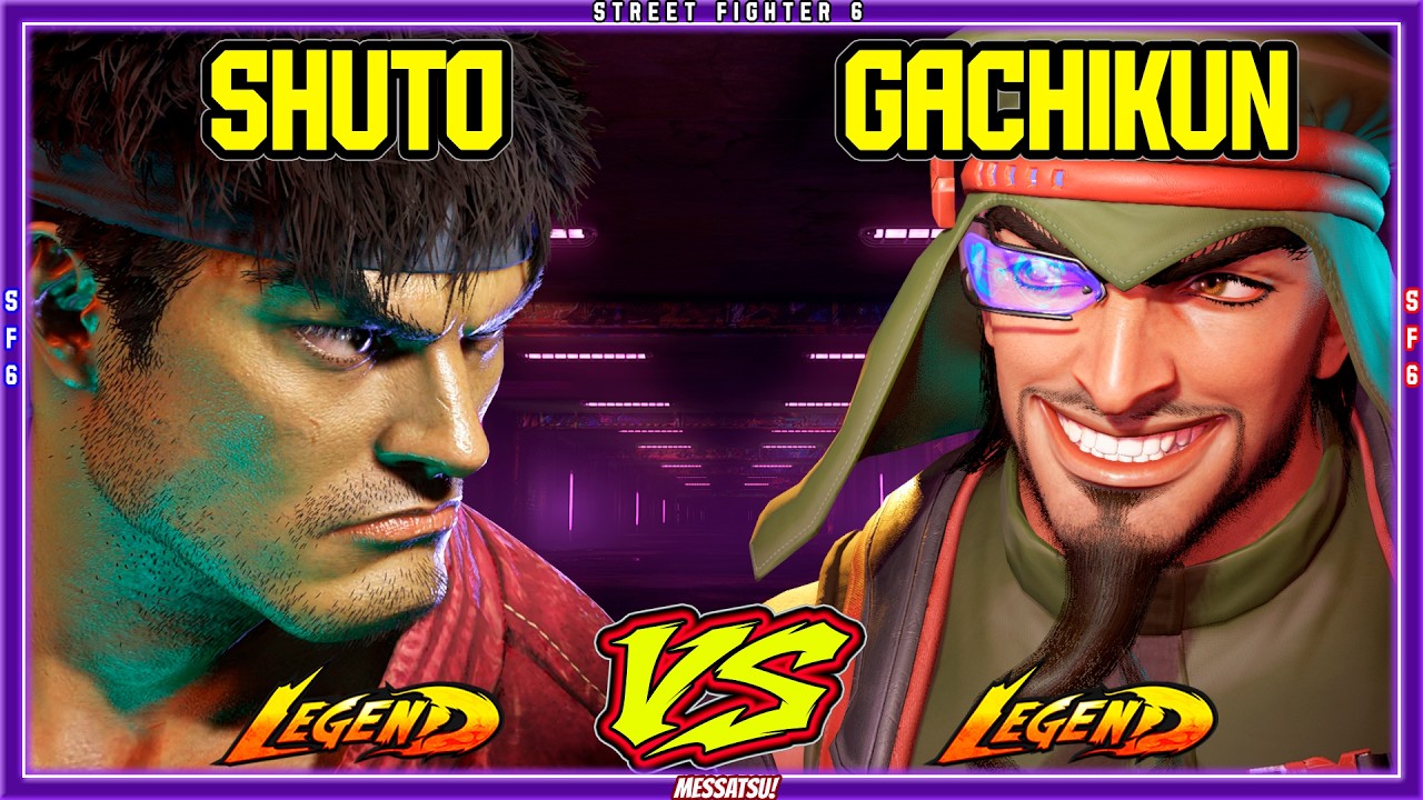 SF6 Shuto (Ryu) VS Gachikun (Rashid)💥Messatsu!💥スト6💥Street fighter 6