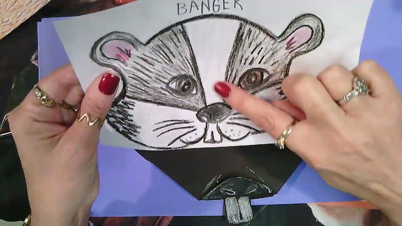 Heartwood Hotel Badger Origami Kids Can Draw Art Lesson