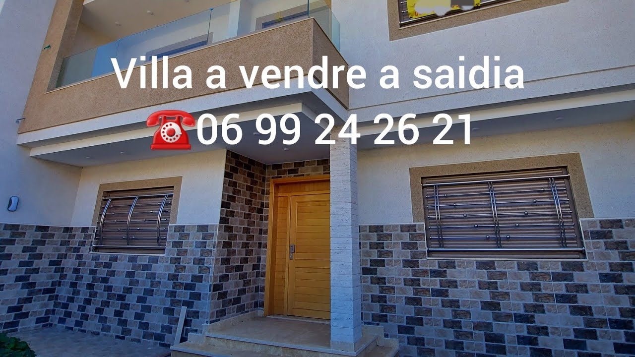 ☎️0699242621 villa a vendre a saidia 5 chambres 2 salon  cuisine 2 salle de bain balcon bien venu