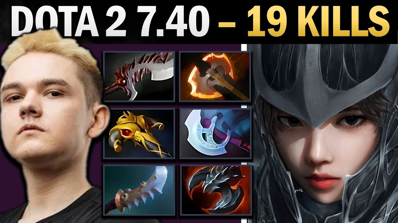 Phantom Assassin, профессиональный керри с Manta и 19 убийствами - Dota 7.41