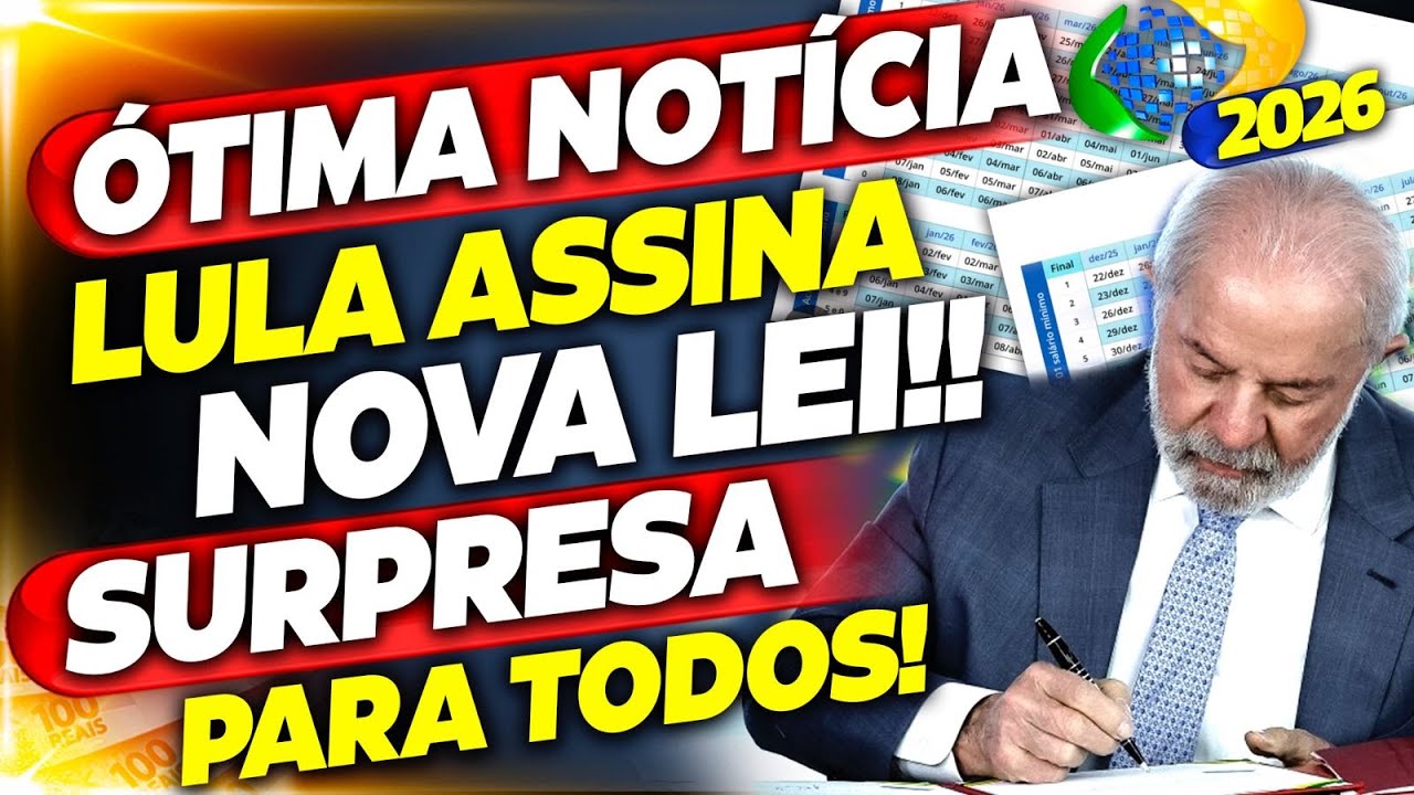 ВНИМАНИЕ, ПЕНСИОНЕРЫ! СЮРПРИЗ ОТ ПРАВИТЕЛЬСТВА: ЛУЧШАЯ НОВОСТЬ ГОДА: INSS 2026 - 13-Я ЗАРПЛАТА