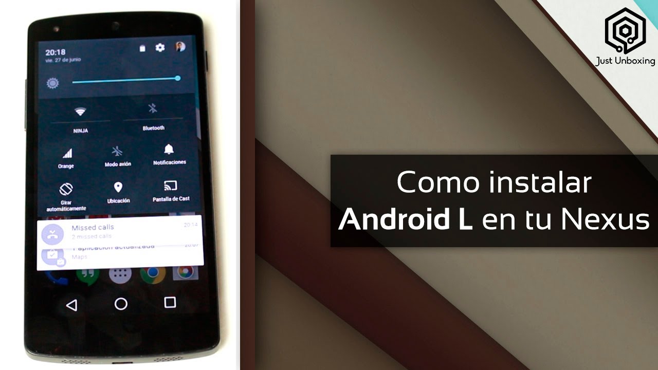 Como instalar Android L en tu Nexus (paso a paso)
