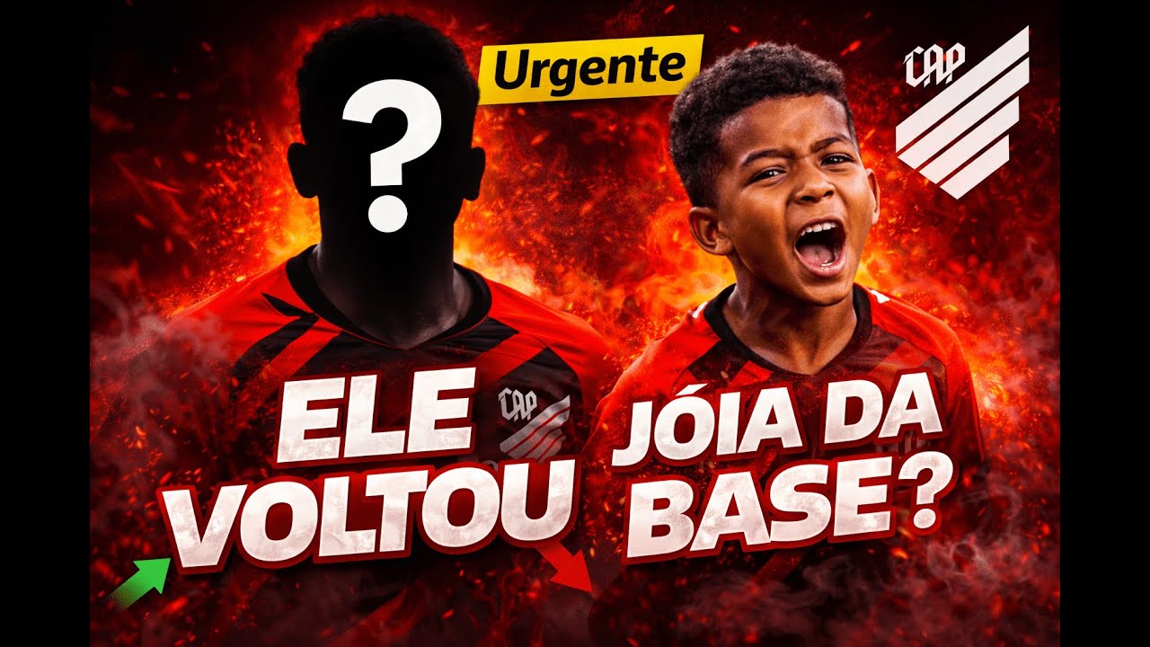ELE VOLTOU? ATHLETICO TEM NOVIDADE URGENTE E PROMESSA DA BASE 🔴⚫️