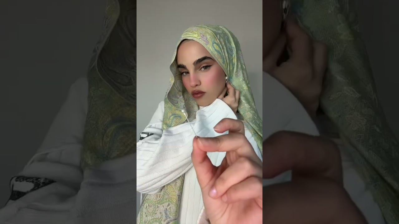 Pashmina hijab tutorial 🎀 #hijab #hijabtutorial #hijabstyle #coquetteaesthetic