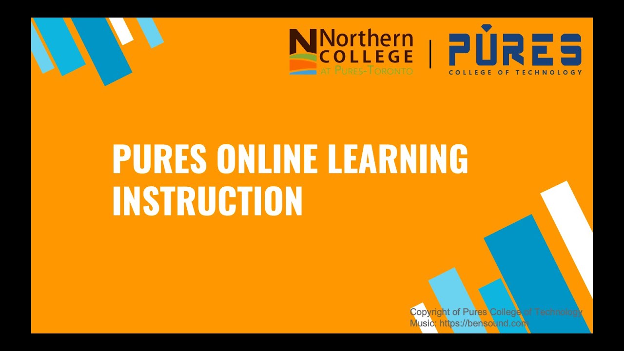 Pures online learning instruction