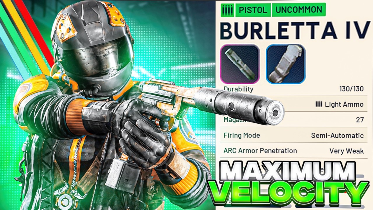 NEW S-tier BURLETTA MAXIMUM VELOCITY COMBO is OVERPOWERED | PvP + Looting | ARC RAIDERS