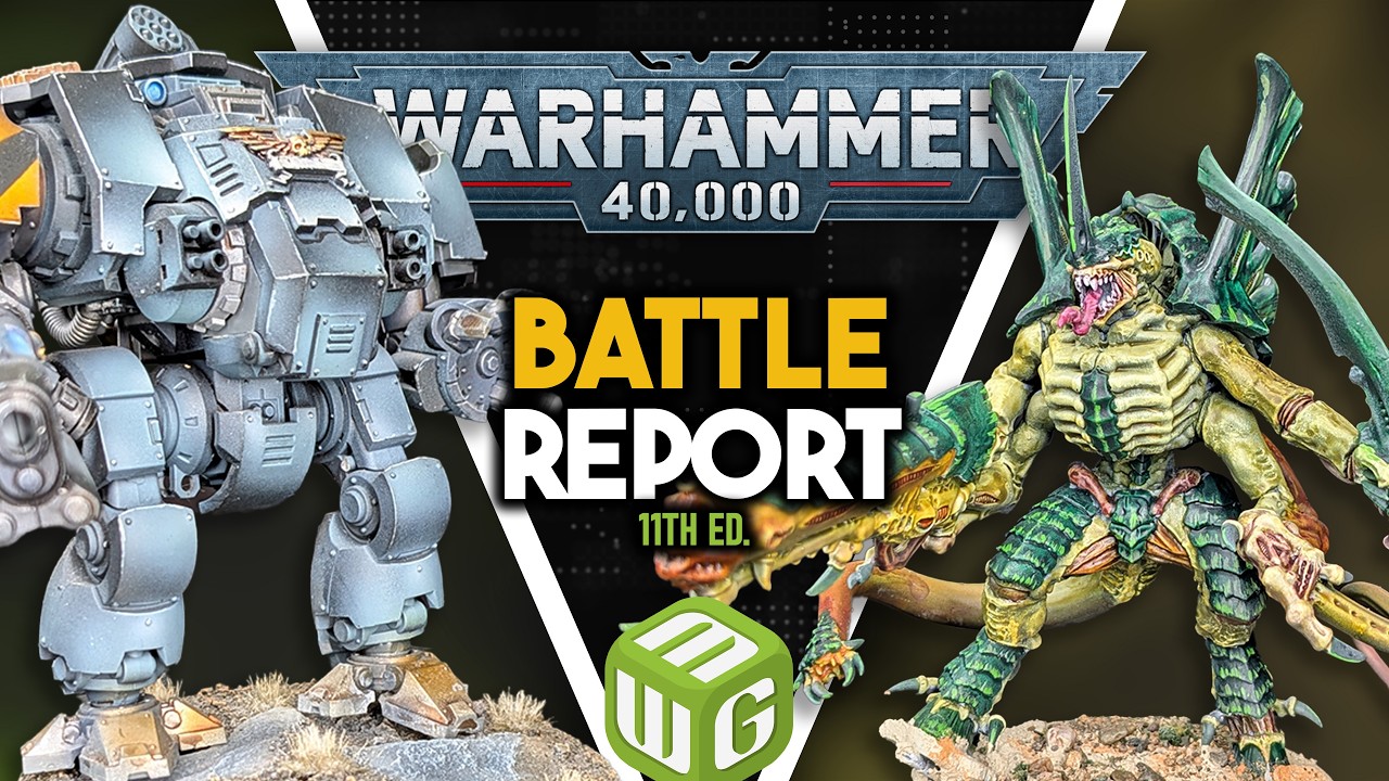 Первая игра Мэттью в 11-й редакции | Тираниды против Космических Волков, Warhammer 40,000, 11-я р...