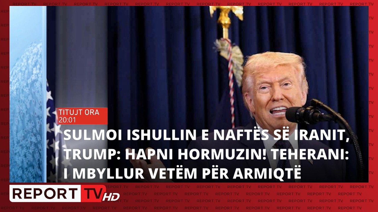 Report TV- Titujt kryesorë të lajmeve ora 20:00 (14.03.2026)