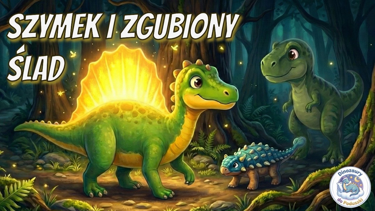 Bajka na Dobranoc: Spinozaur Szymek i Zgubiony Ślad 🦕 Spokojny Sen (Audiobook)