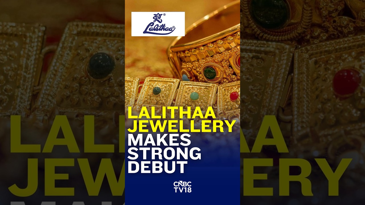 Lalithaa Jewellery Lists At 31% Premium On NSE, BSE After 62.97x IPO Subscription | N18S | CNBC-TV18