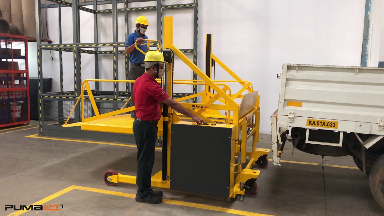 Edge Dock leveler | Dock leveller | Pumalift Trucks Pvt. Ltd