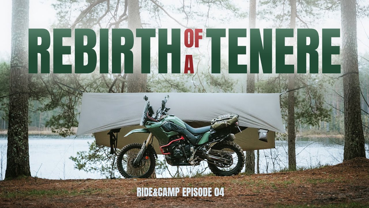 Модернизация Tenere 700 с использованием пластика Rtech | Ride & Camp S01E04