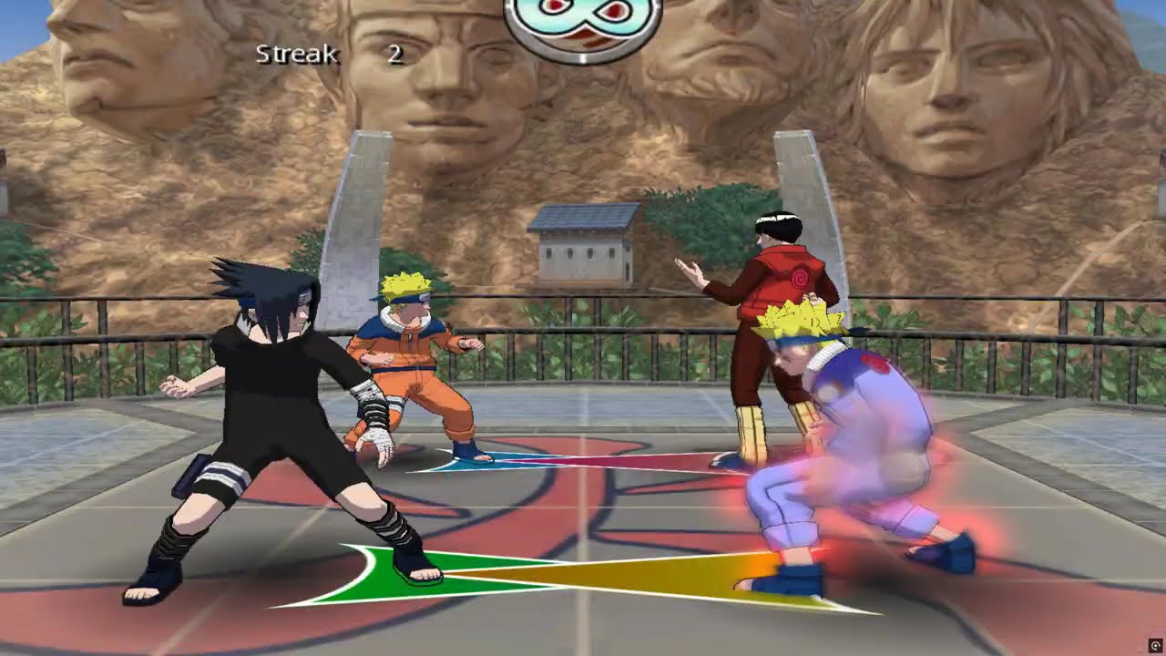 Naruto Clash of Ninja 2: 4-Player Battle. (part 14) {4-Players} [DCI-4K/60]