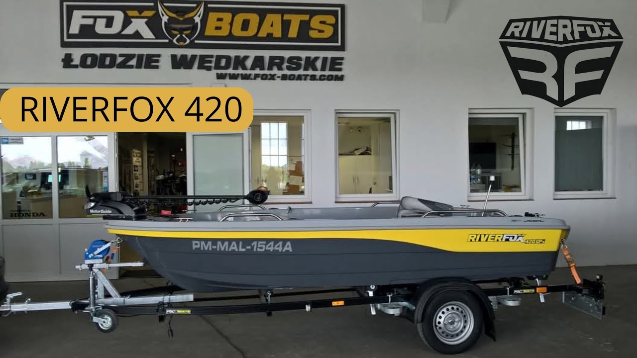 Ł&oacute;dź wędkarska RIVERFOX 420 + silnik zaburtowy Suzuki DF30ATS - Test prędkości