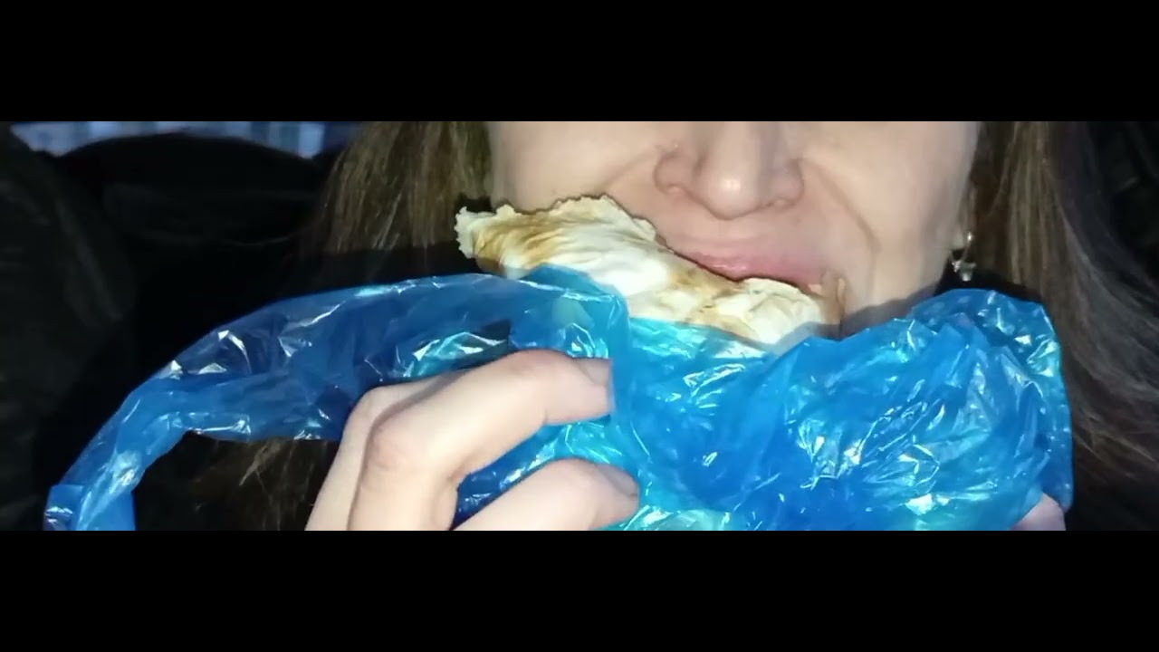 #ASMR #MUKBANG #Tasting And #Eating Shawarma/Doner/Gyro/Wrap/Burrito (No Talking)🌯