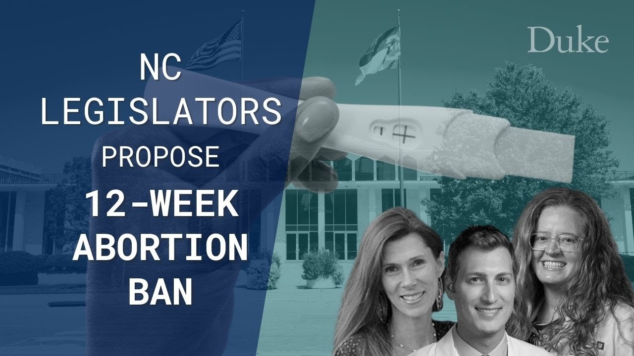 NC Legislators Propose 12-Week Abortion Ban - Media Briefing