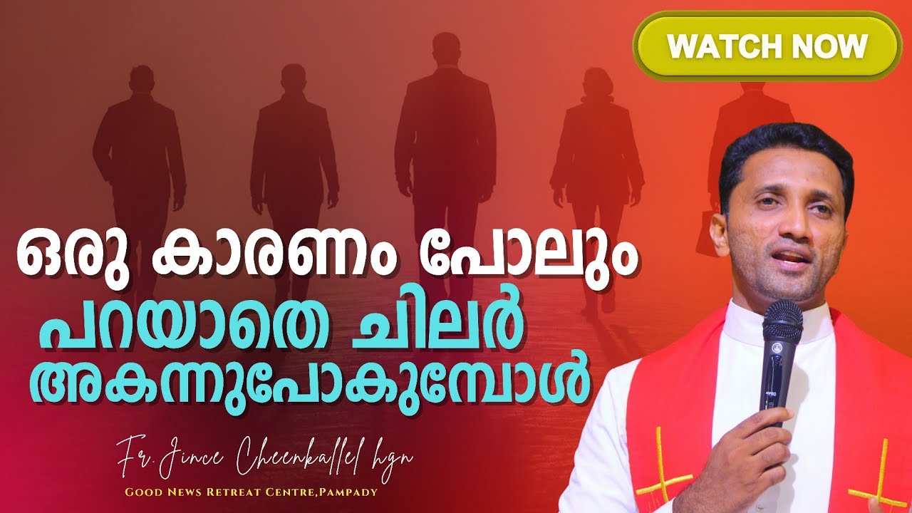 ഈ വേദന ആരെങ്കിലും അനുഭവിച്ചിട്ടുണ്ടോ facing rejections and loneliness Fr. Jince Cheenkallel HGN
