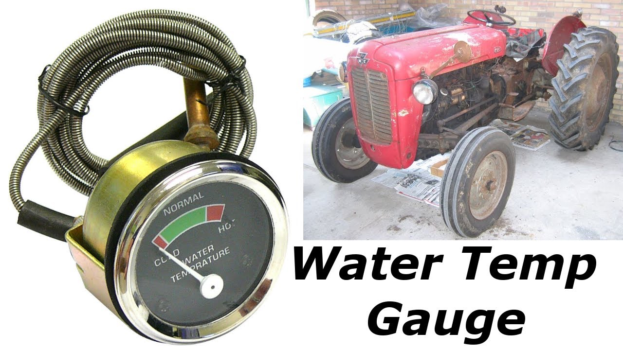 Как починить датчик температуры охлаждающей жидкости трактора: Massey Ferguson 35