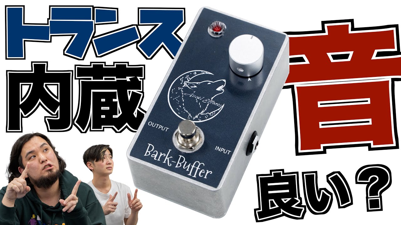 トランス内蔵バッファーって何?! 期待大の新製品を忖度なしに徹底検証！【Asobi Effects Bark Buffer】