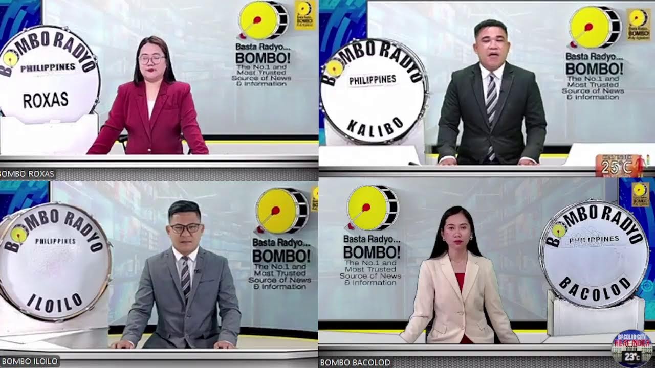 BOMBO NEWS AND VIEWS MORNING EDITION NEWSCASTERS:BOMBO PONS ESPINO & BOMBO MARY CRIS ALOB