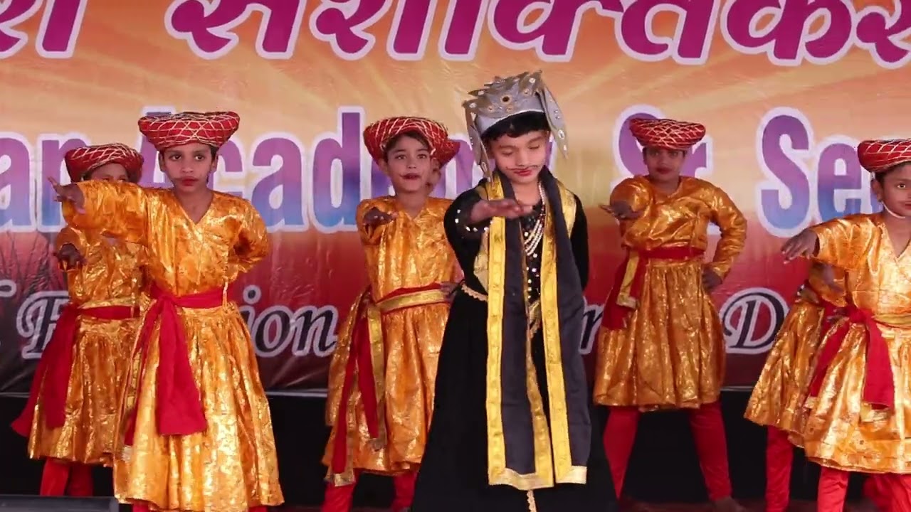 Bajirao Boys Dance performance by grade 2nd and 3rd