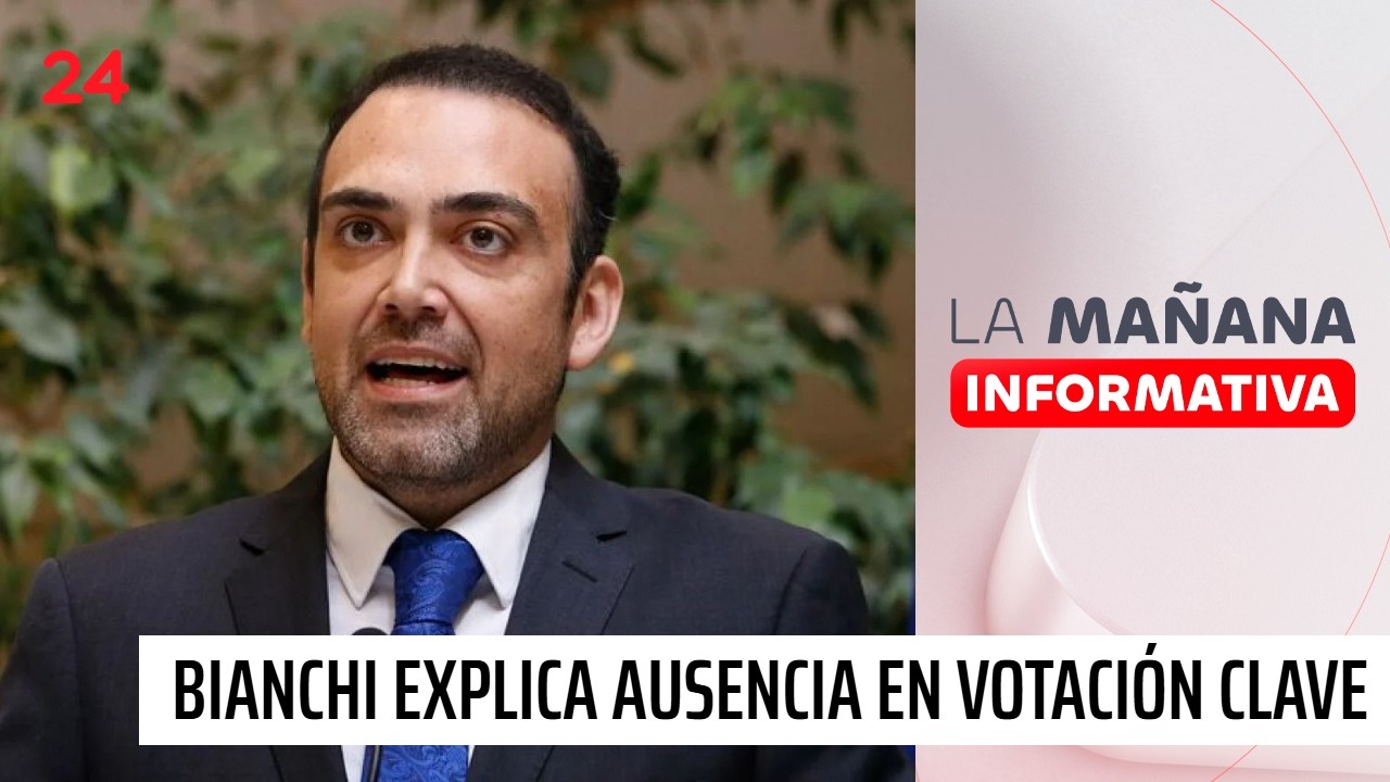 Bianchi explica ausencia en votación clave sobre proyecto que conmuta penas | 24 Horas TVN Chile
