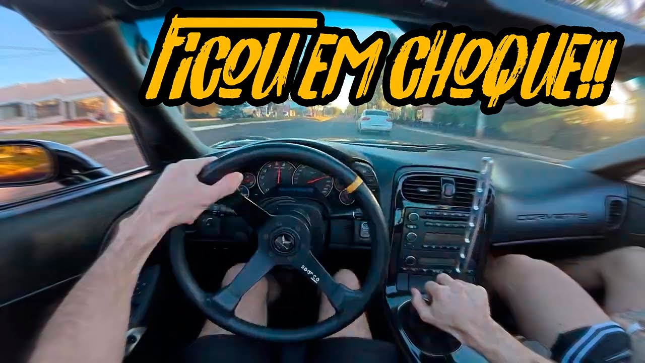 LEVEI O POBRE LOCO PRA ANDAR DE CORVETTE PROCHARGER!🔥🚀 AGORA MAIS FORTE