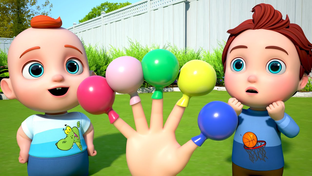 The Finger Family Song | Dino Finger Family | Gobooboo Nursery Rhymes & Kids Songs