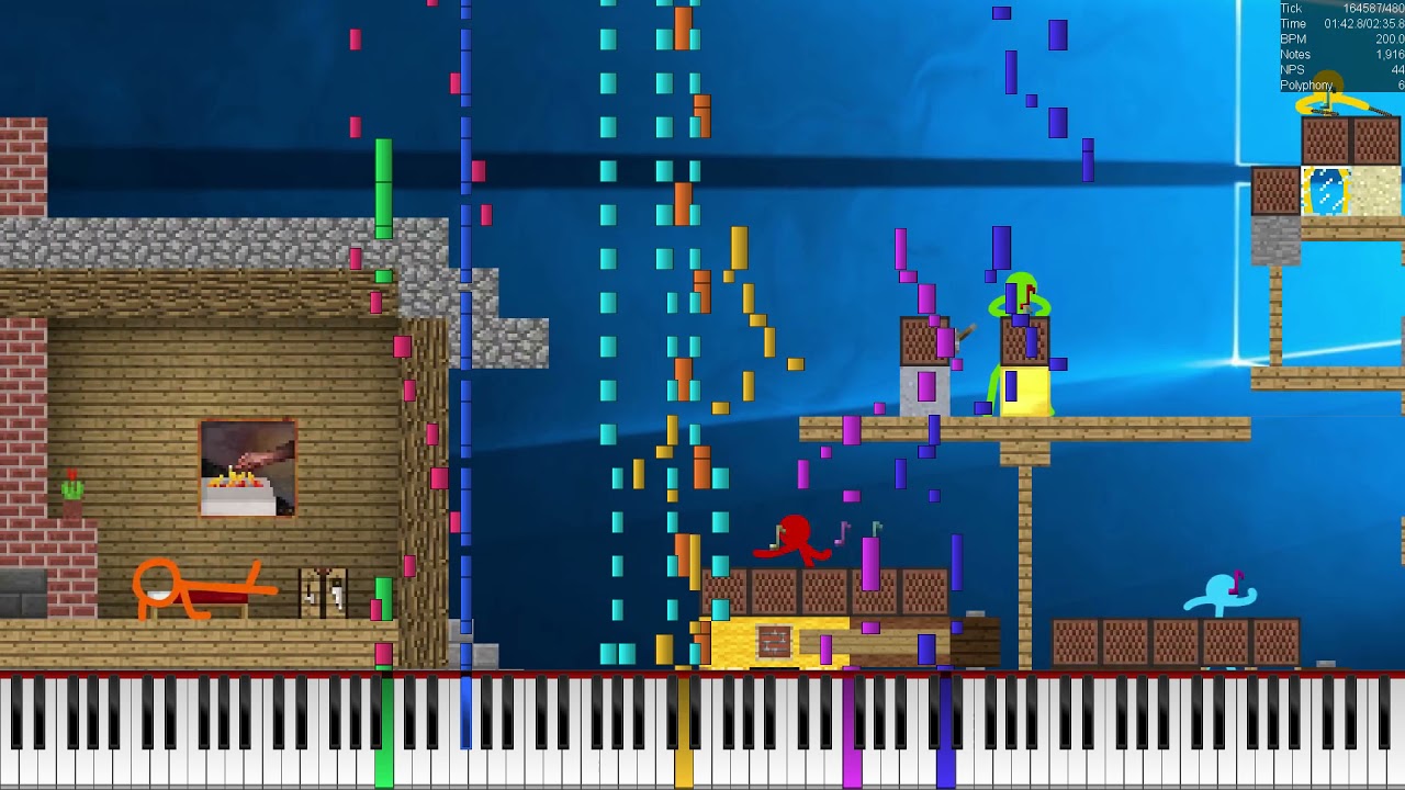 Jazzy Note Blocks (With background video!)