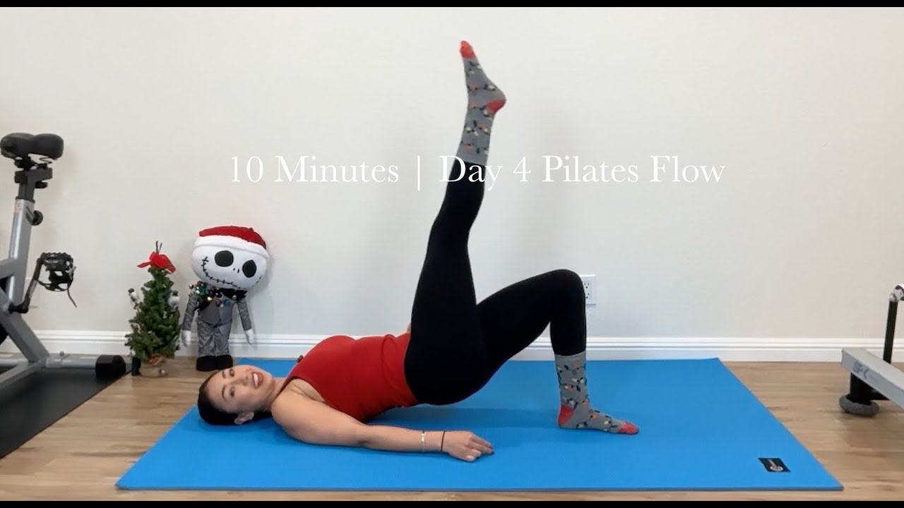Day 4: Pilates Flow | Holiday Workout Series | 10 Minutes
