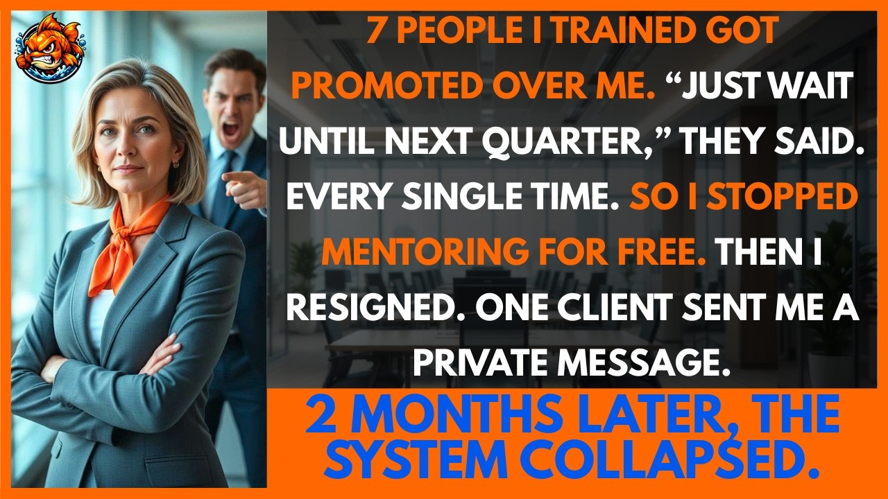 I Trained 7 People Who Got Promoted Over Me. So I Resigned. Two Months Later, They Panicked