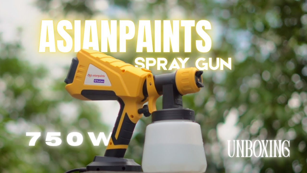 Asianpaints spray gun unboxing 750w