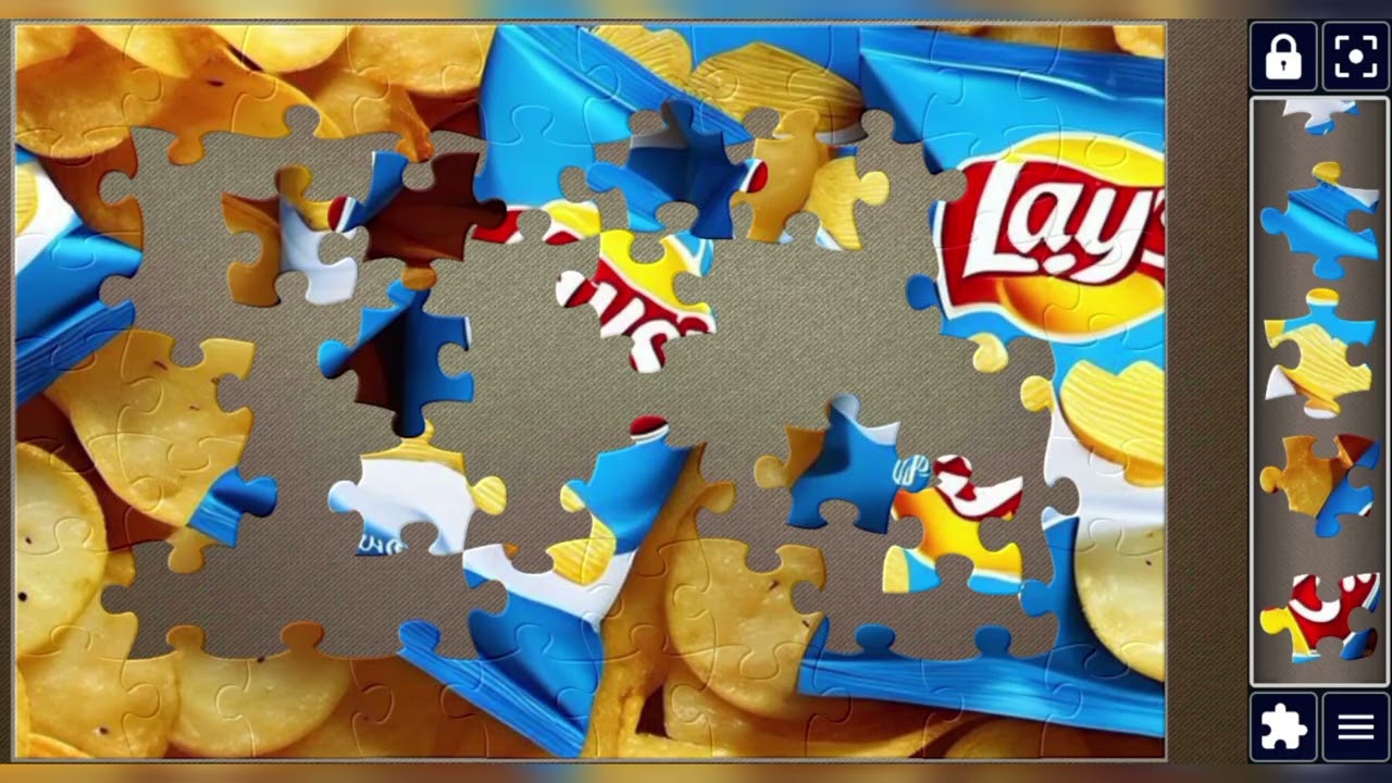 Yummy Snacks Time😋 Lay's for Everyone 😀🍟🧩//@jigsawpuzzle45 