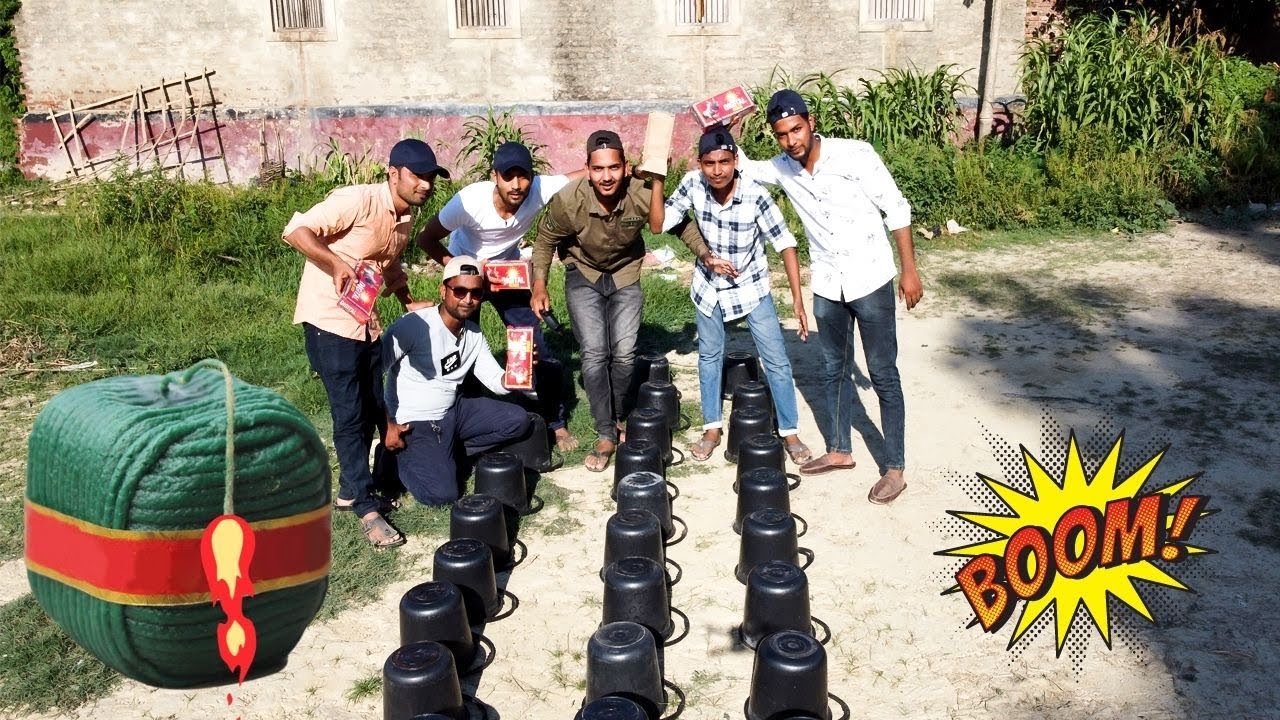 SUTLI VS BUCKET | BIGGEST SUTLI BOMB BLAST | सुतली vs बाल्टी | Bluejay Squad |