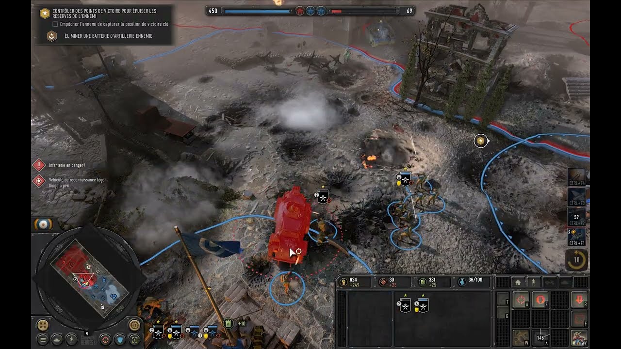 Company of Heroes 3 - campaign - une bataille avec de la chance