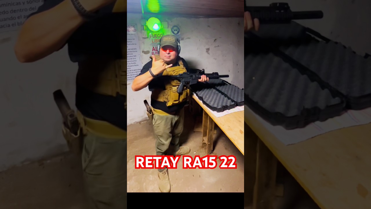 Carabina Retay RA1522 disparo estático con cambio de cargador 