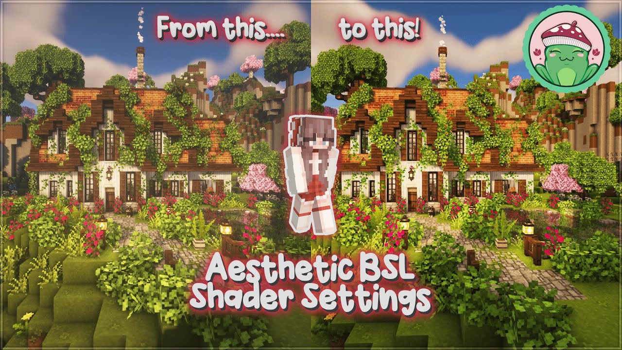 🌿 Aesthetic BSL Shader Settings Tutorial 🍓 Minecraft Java 1.17.1