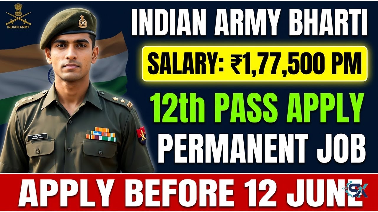 Indian Army TES 56 Recruitment 2026 | 90 Officer Vacancy | 12th Pass Apply Now | Salary ₹1.7 Lakh 🇮🇳