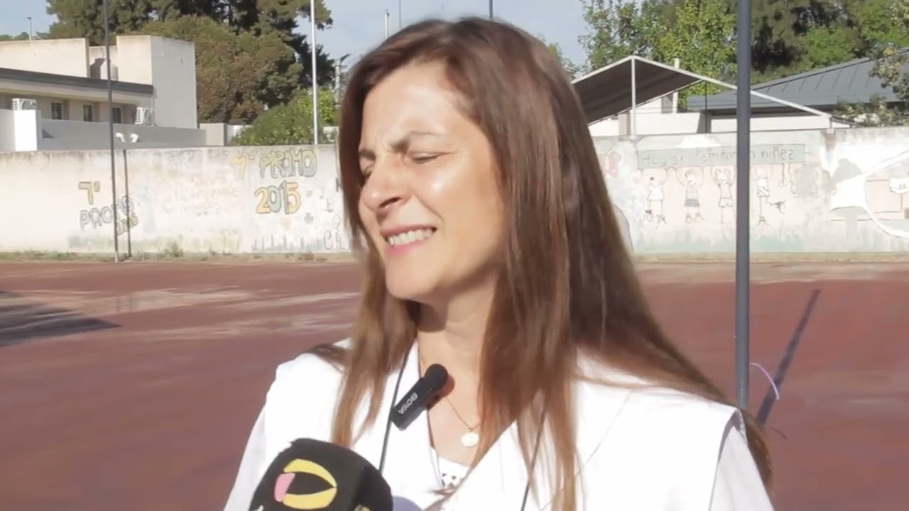 Avanza la construcción del nuevo playón deportivo en la Escuela Capital Federal