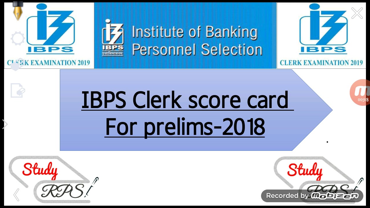 IBPS CLERK PRELIMINARY EXAM 2018 CUT OFF