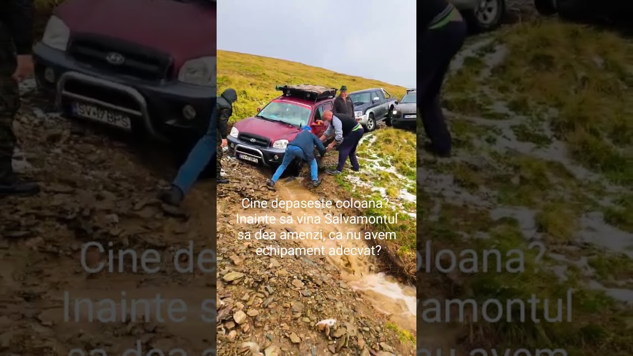 Drumetie cu emotii de off-road! Multumiri celor cu 4x4 pentru ajutor!