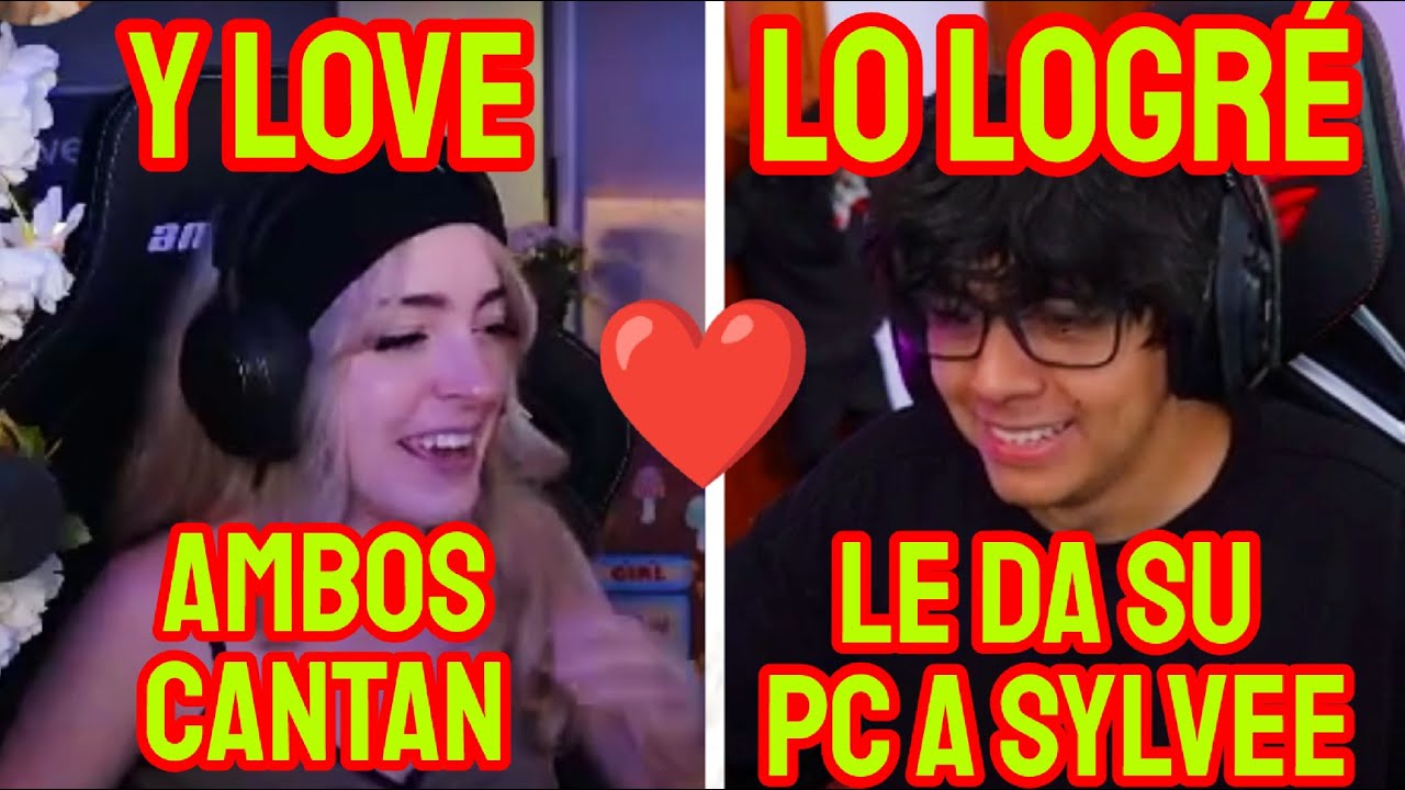 DAARICK REGALA UNA PC A SYLVEE PARA LA REFERENCIA, AMBOS CANTAN Y 