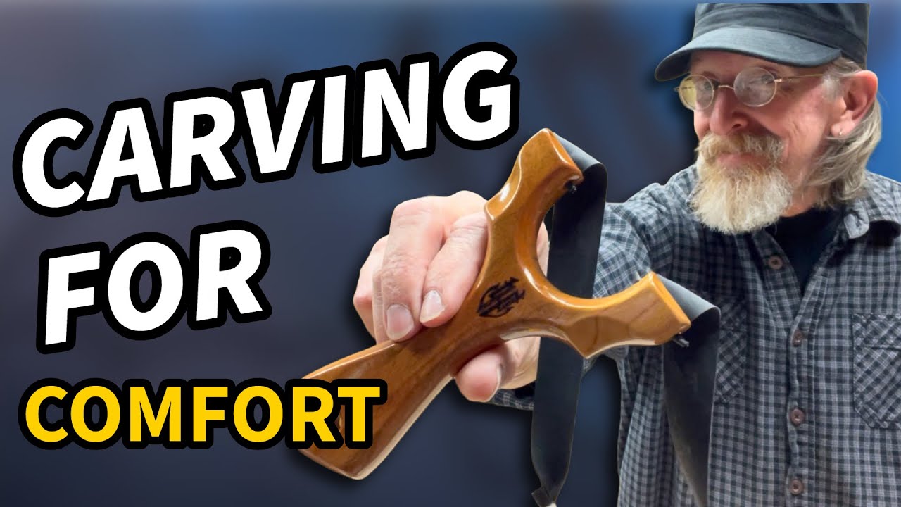 How I Carve Comfortable Contours on My Slingshot Frames