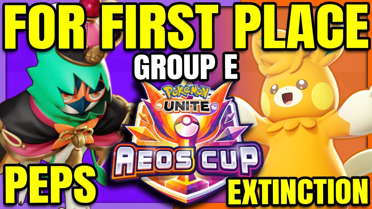 EU VS NA Peps vs Extinction - Aeos Cup EUIC | Pokemon Unite