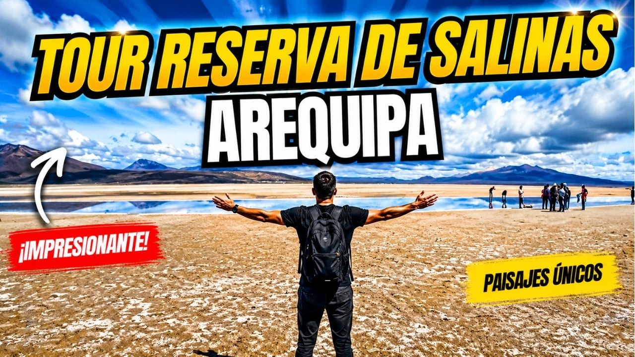 Tour inolvidable por el Salar de Salinas. Un volcán en miniatura lo encontramos!
