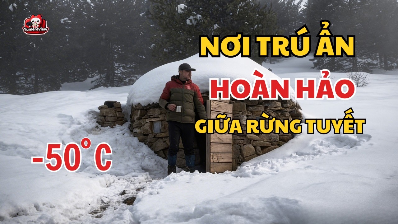 Một mình giữa Siberia: Xây nhà từ đá và gỗ