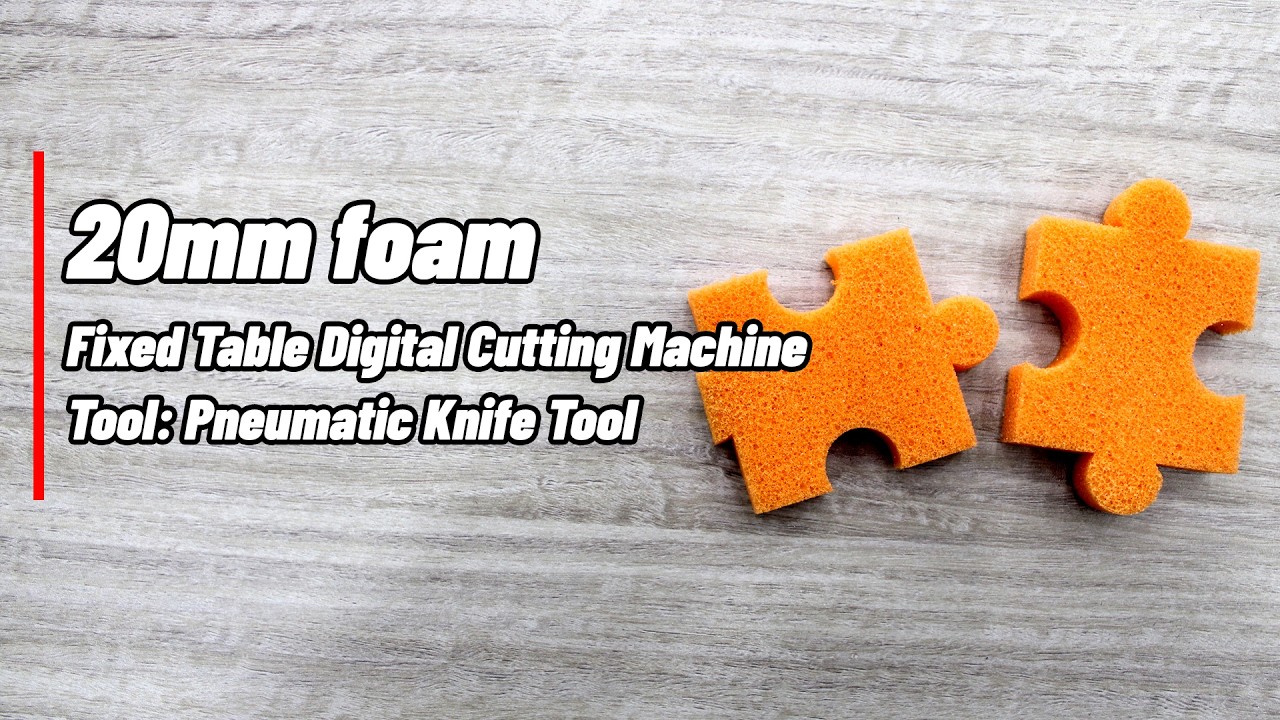 20mm foam cutting machine with Pneumatic knife used in foam packaging industry