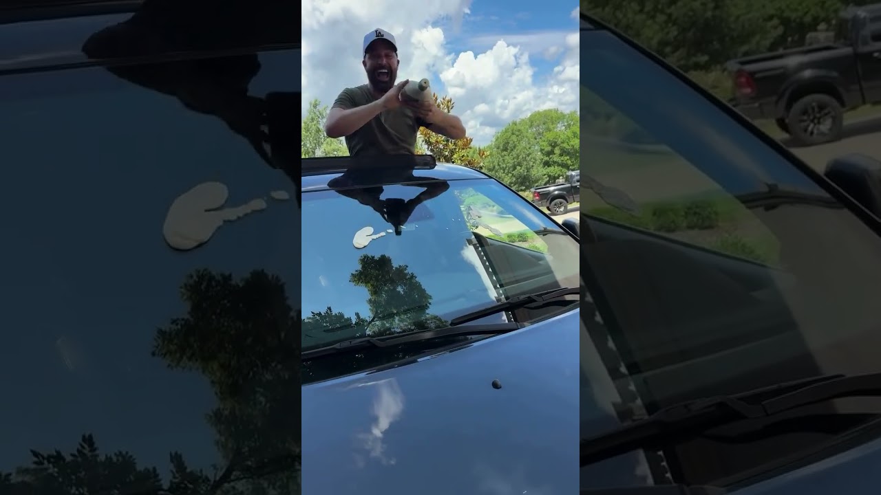 What Happens If You Do THIS To Your Car? 💀 #GolfPrank #FunnyShorts #DIYPrank