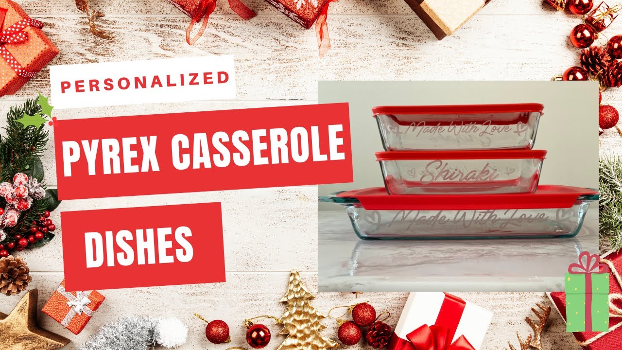 Christmas Craft #4 | Personalized Glass Etched Pyrex Dishes | Armour Etch | Great Gift Idea!