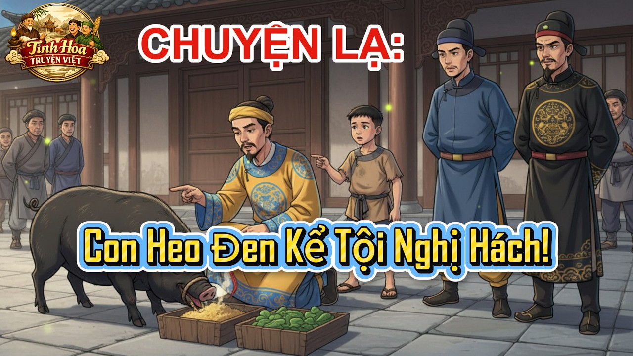 CHUYỆN LẠ: Con Heo Đen Kể Tội Nghị Hách! Trạng Quỳnh Phá Án ĐỘC NHẤT VÔ NHỊ.